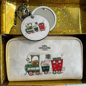Coach Christmas edition Nolita train bag